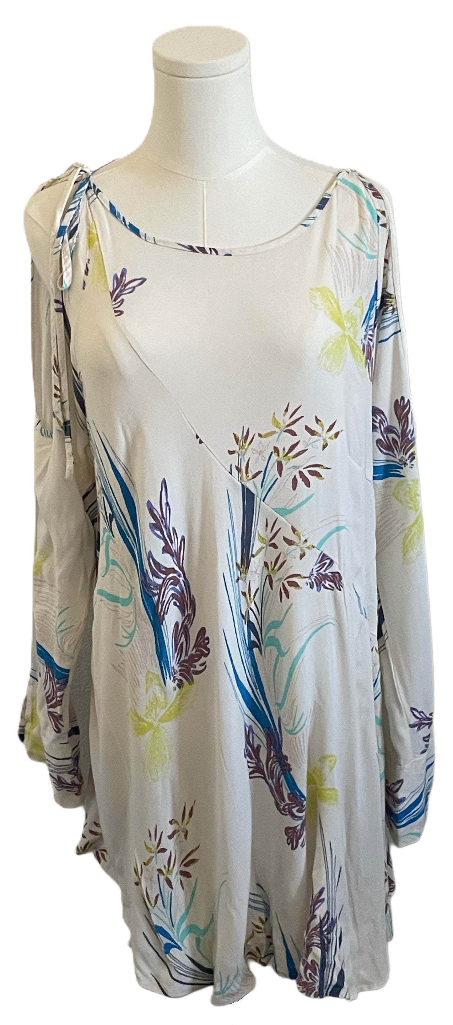 Free people casual coastal print dress 
