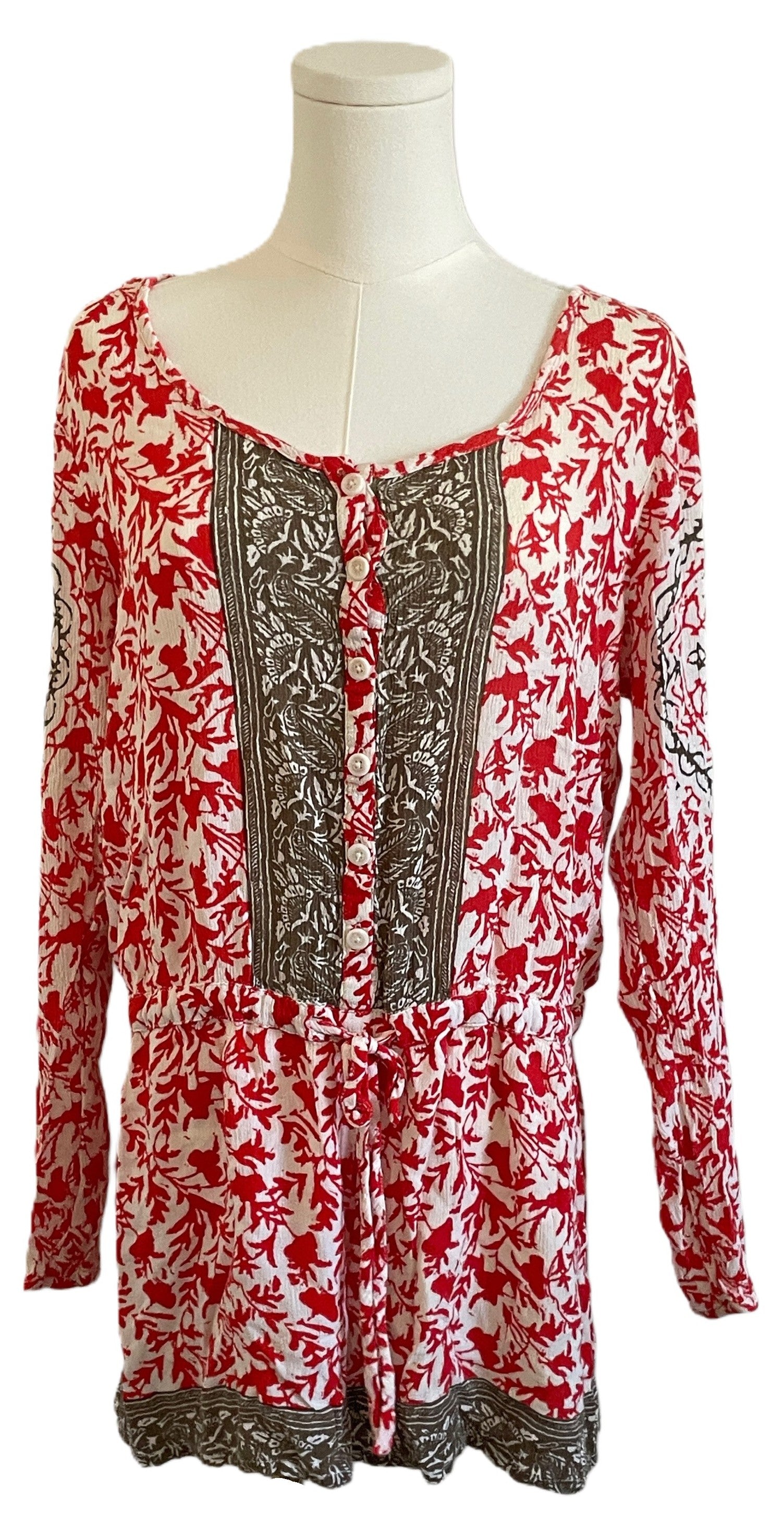 Free people print Romper 