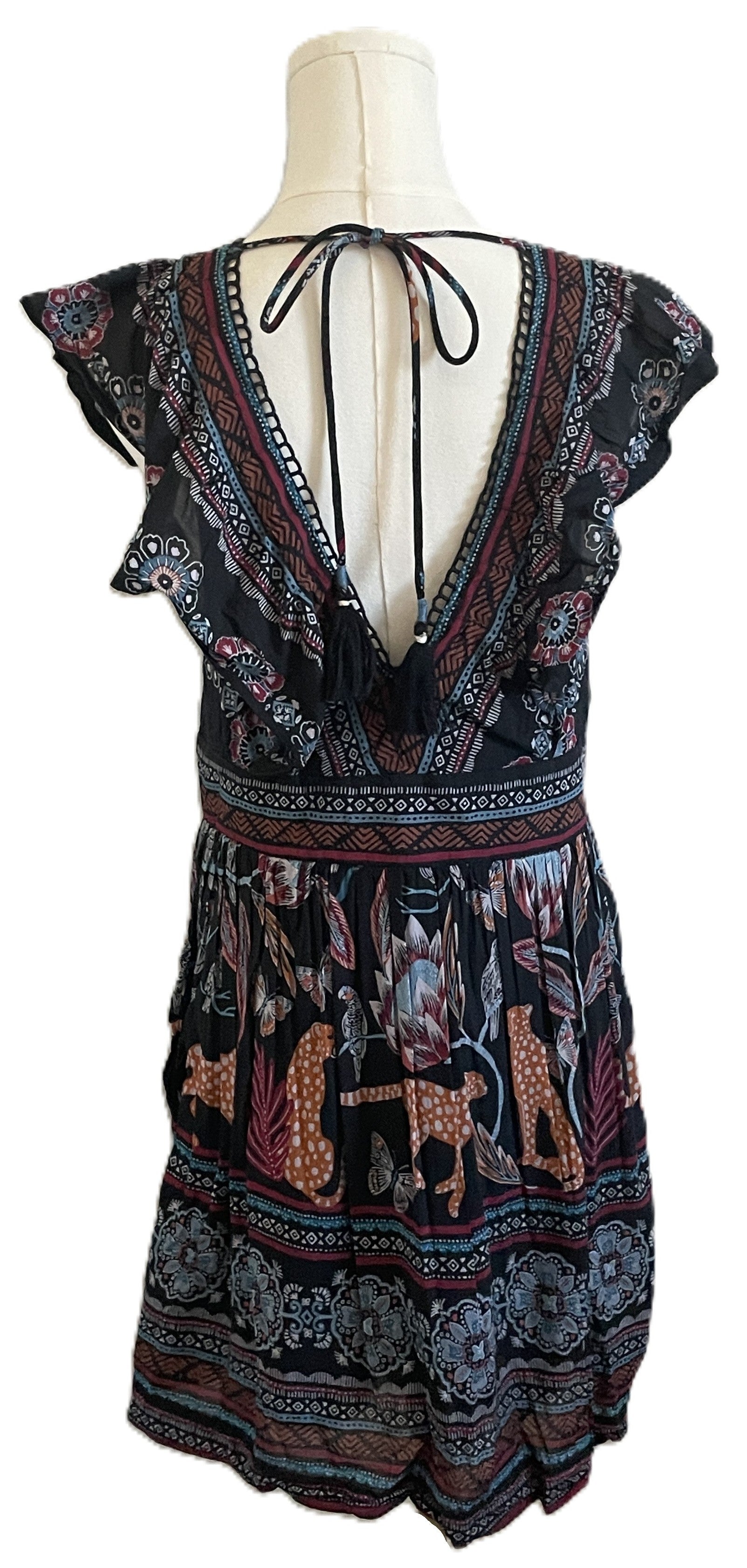 By Anthropologie patterned dress 