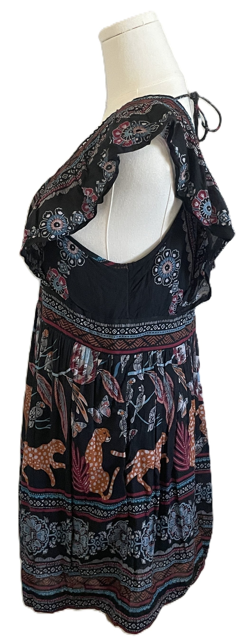 By Anthropologie patterned dress 