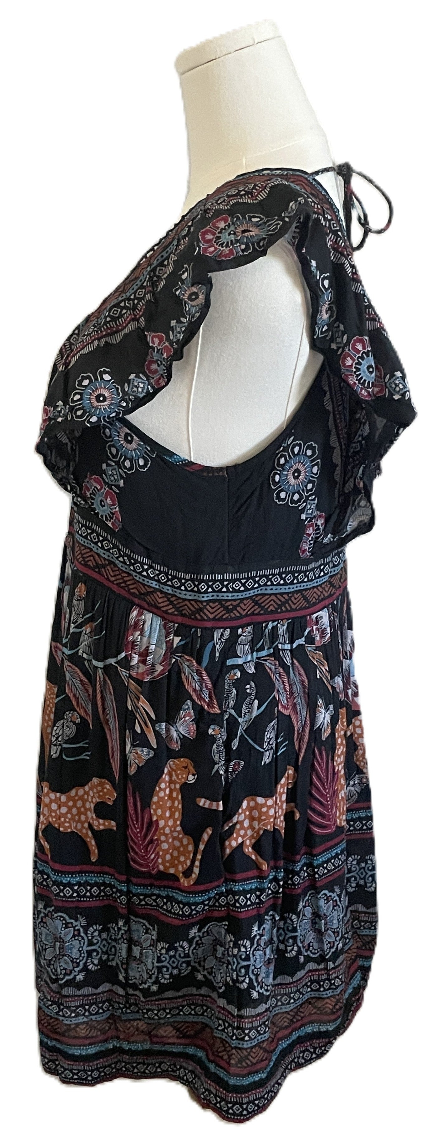 By Anthropologie patterned dress 