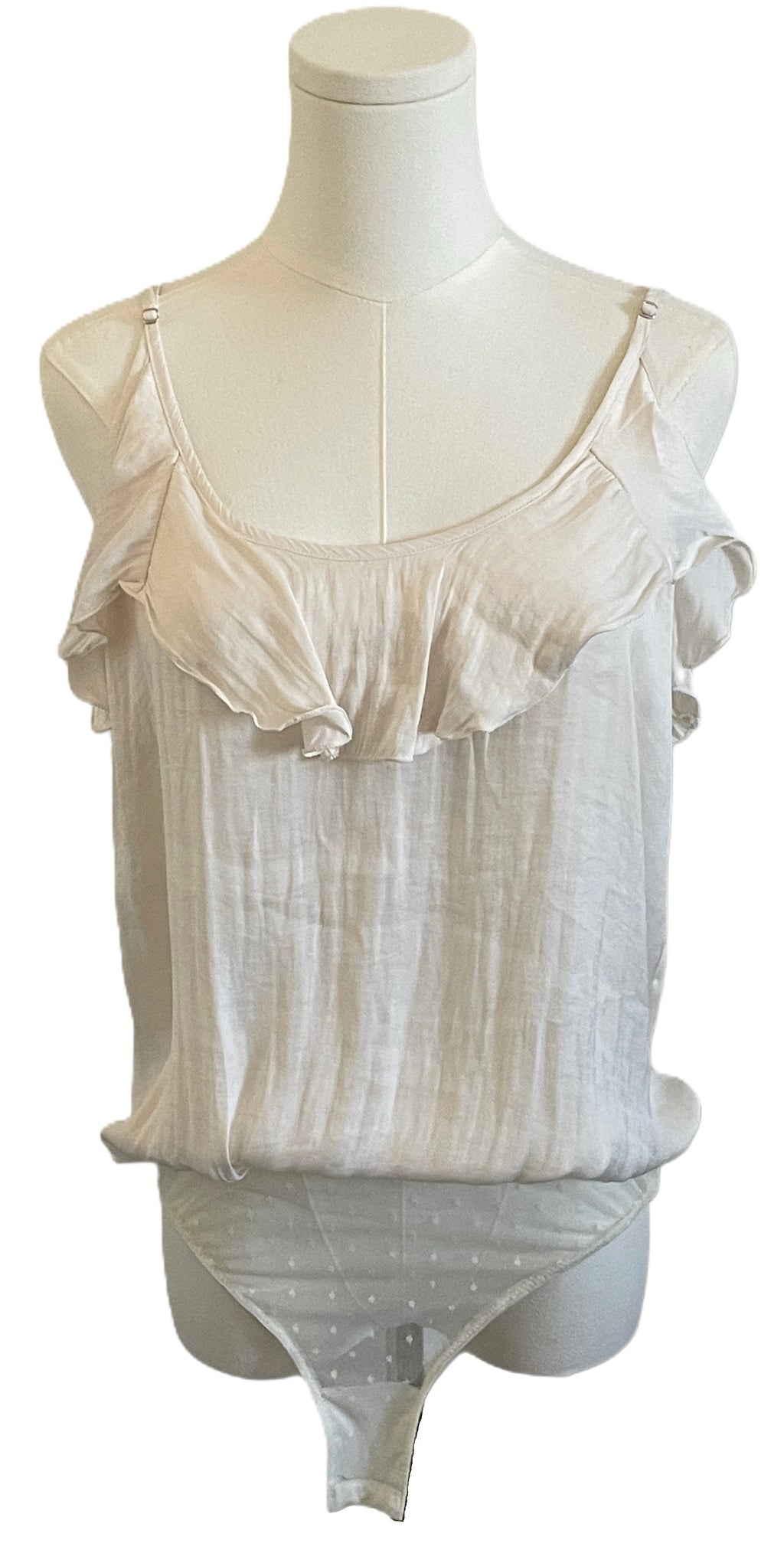 Intimately free people ruffle body suit 