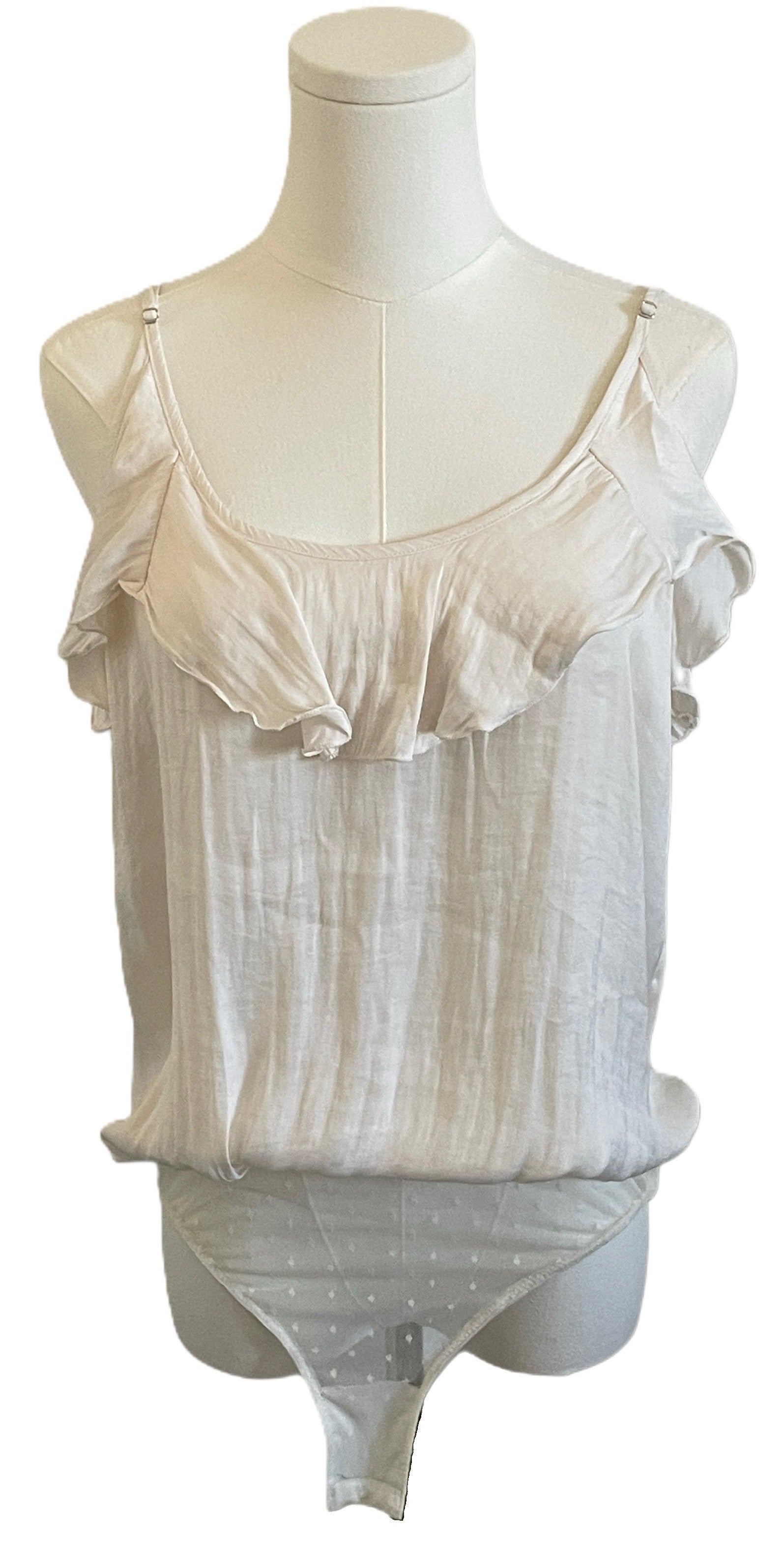 Intimately free people ruffle body suit 