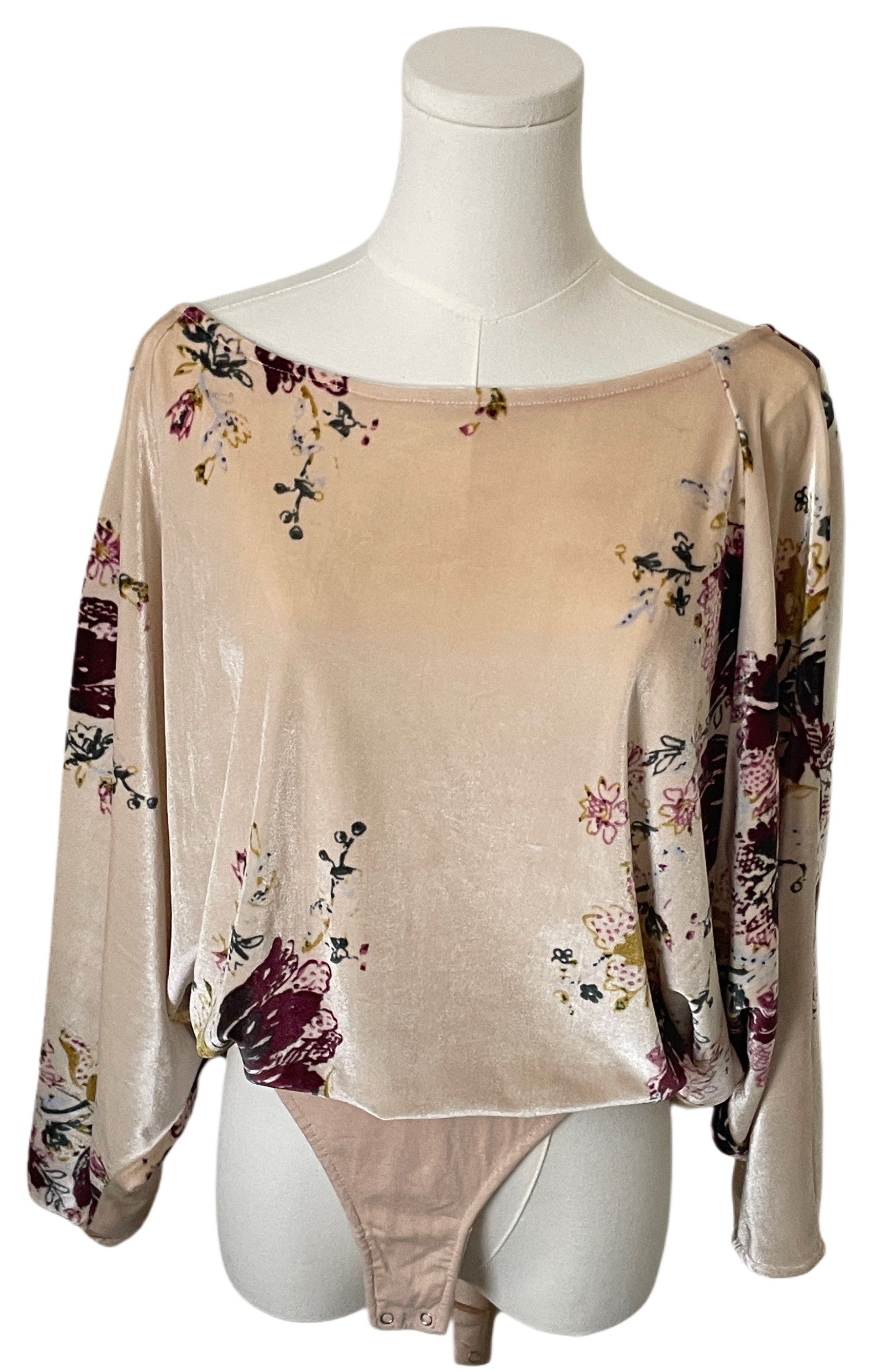 Free People Velvet Body Suit