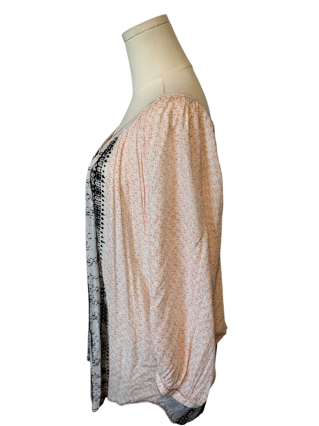 Skirt on a mannequin with a white background