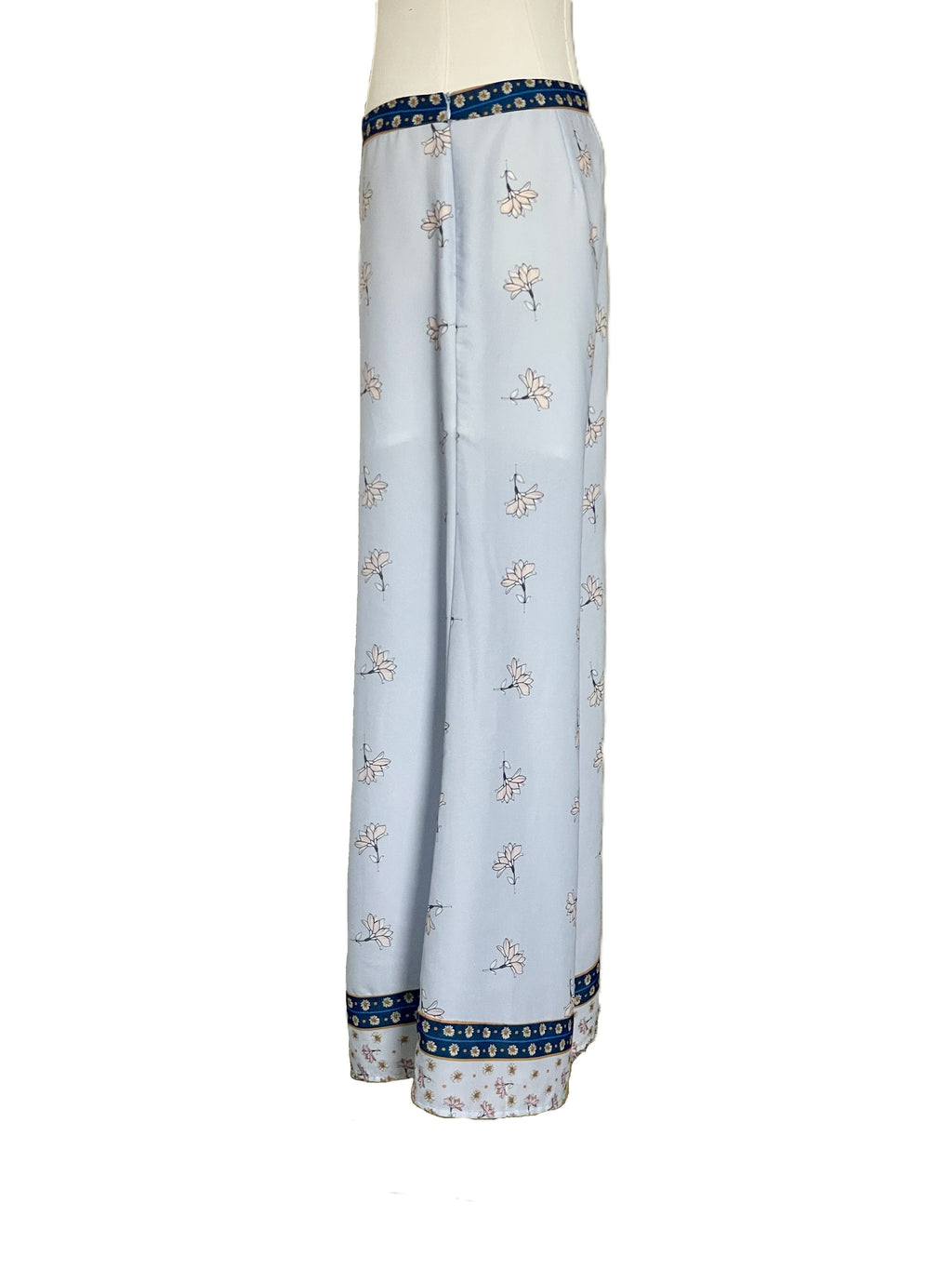 Endless Rose Border Lotus Wide leg Pants