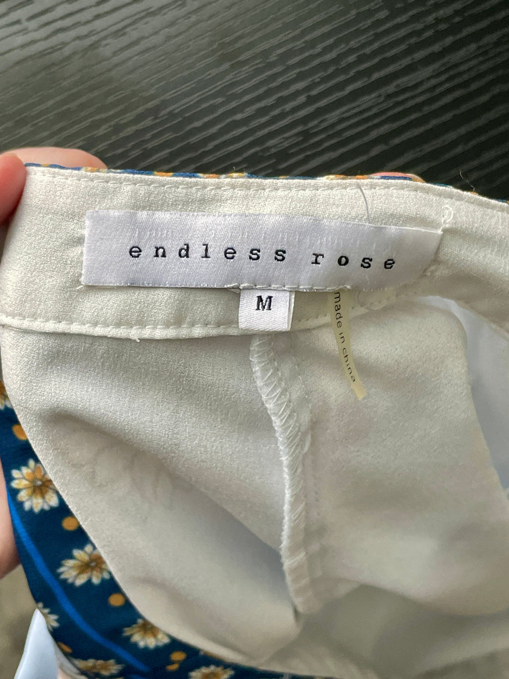 Endless Rose Border Lotus Wide leg Pants