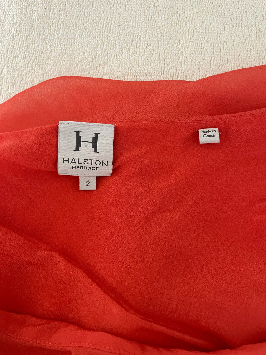 H Halston Ruffle Cocktail mini dress