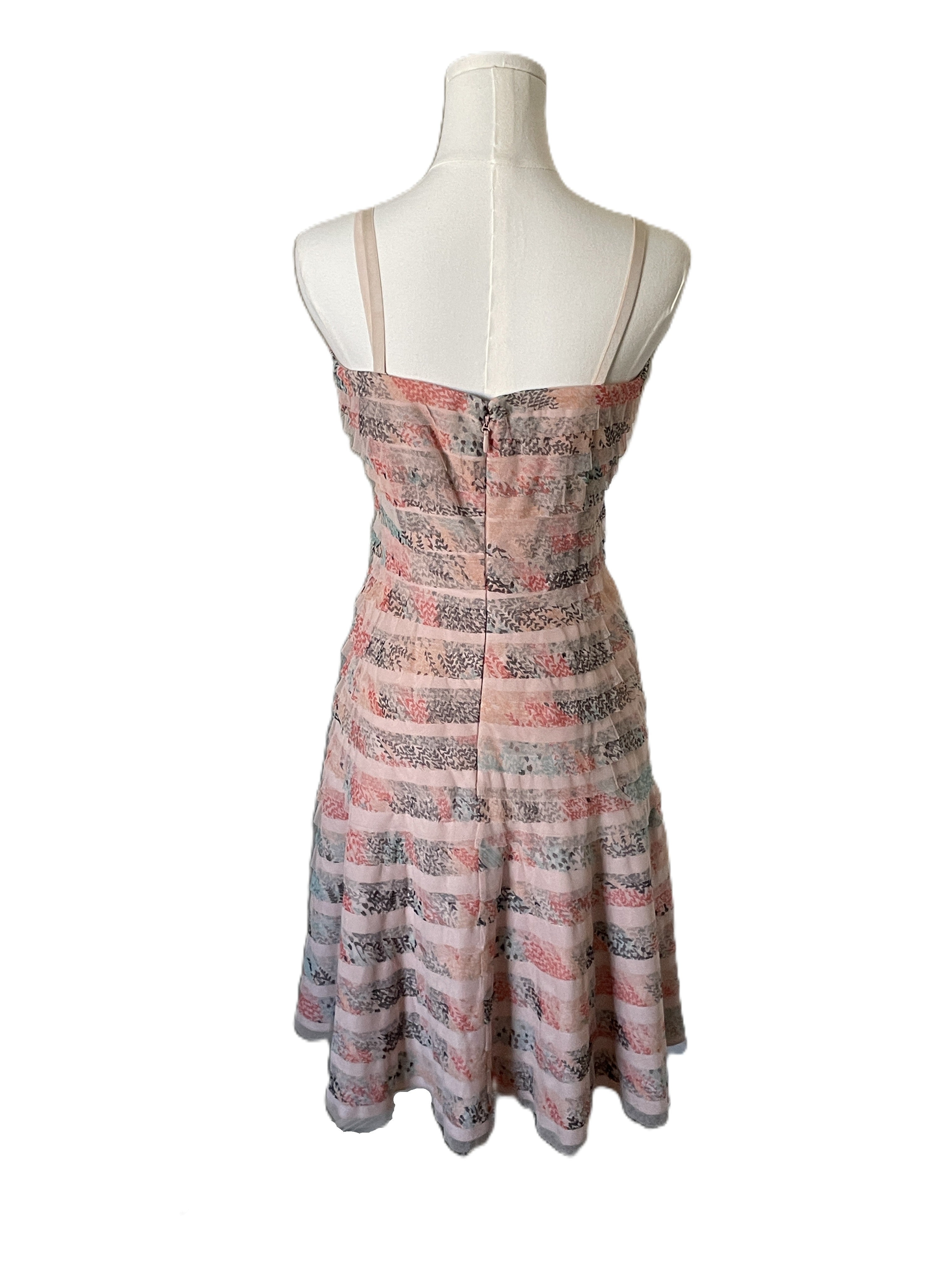 BCBGMAXAZRIA Ruffled Cocktail Dress