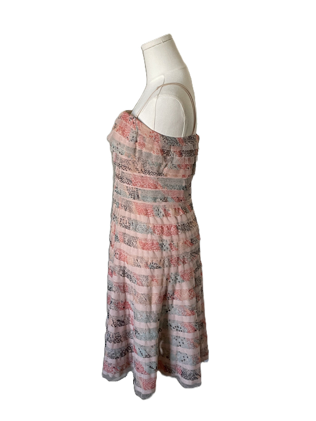 BCBGMAXAZRIA Ruffled Cocktail Dress