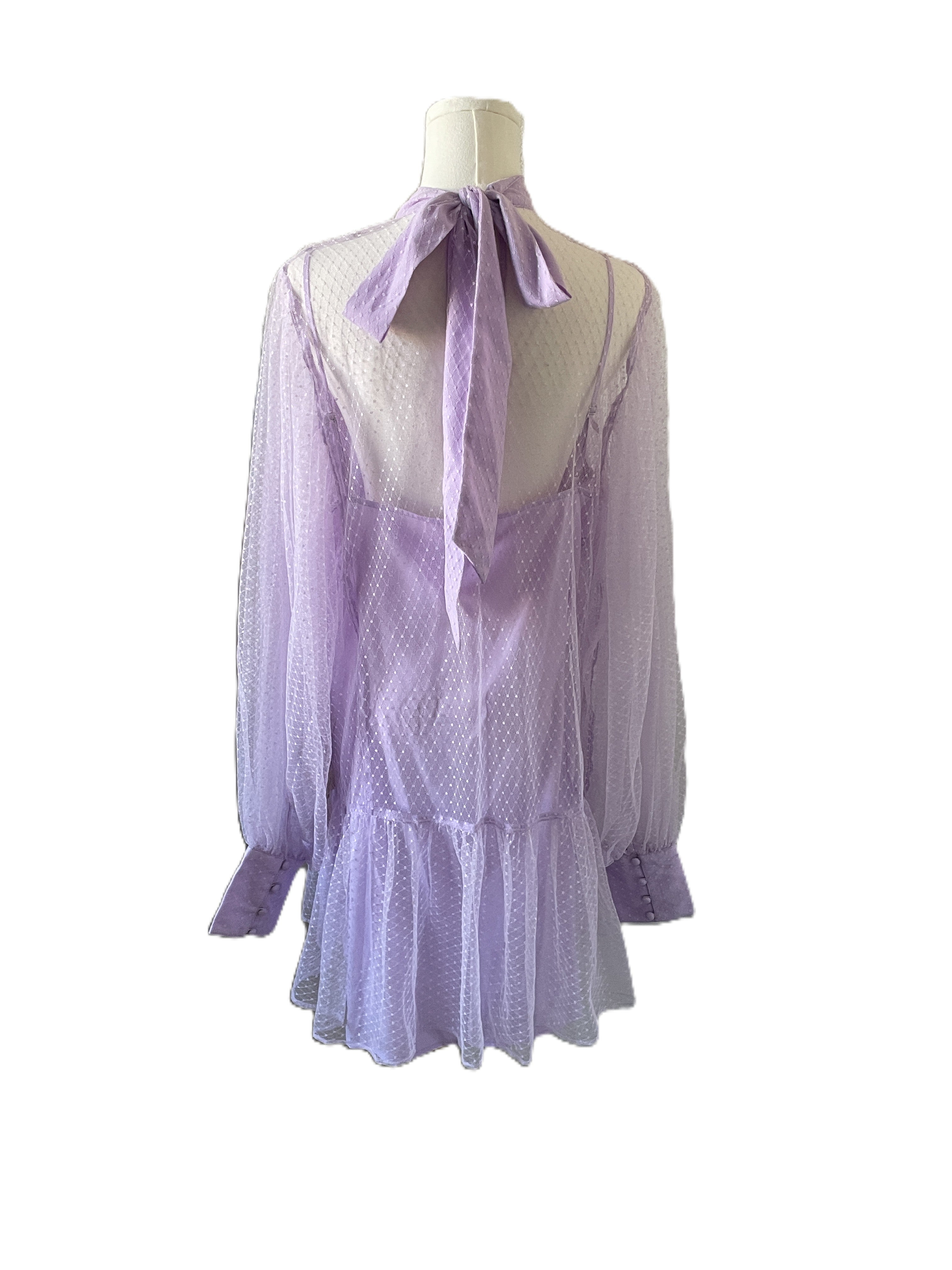 Happy X Nature Mesh Mini Dress