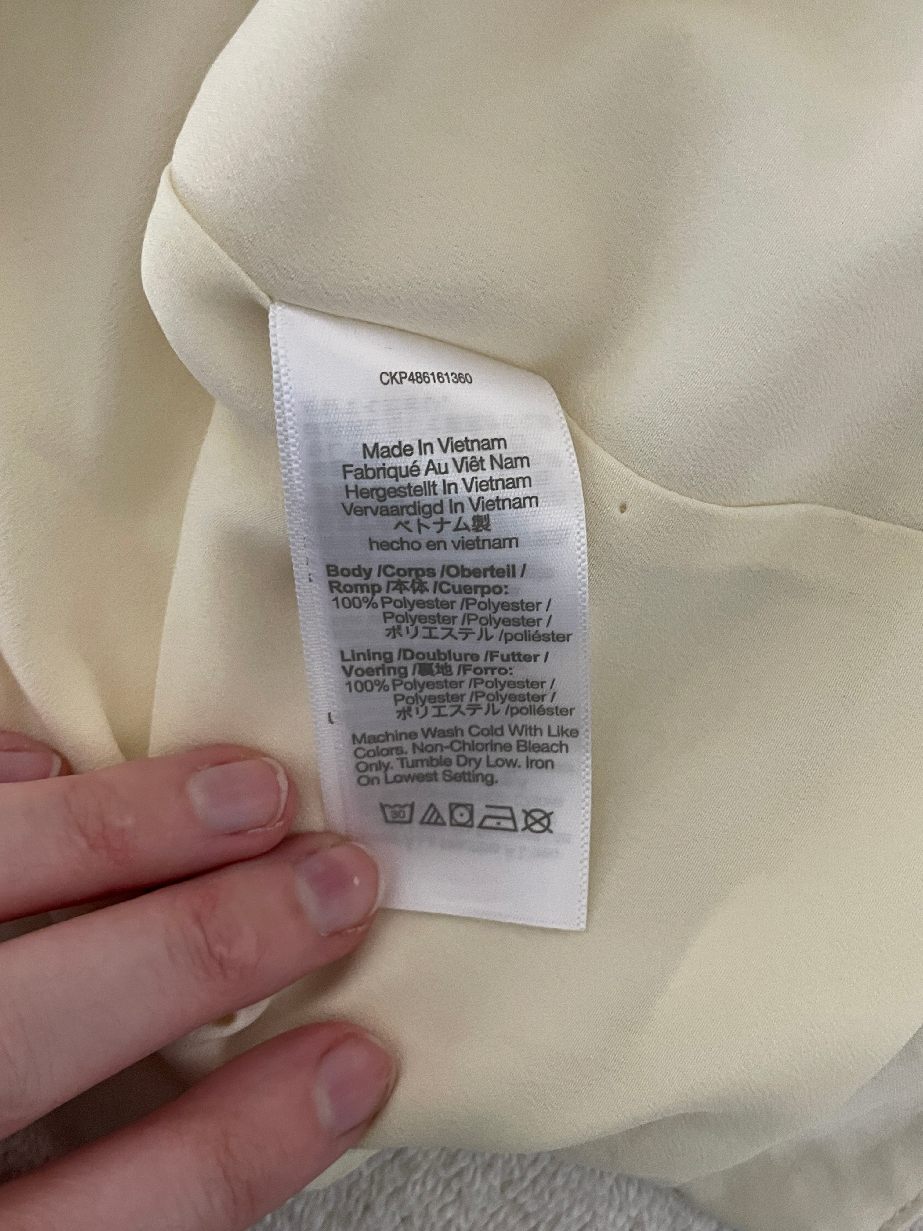 Madewell Butter Yellow Vest