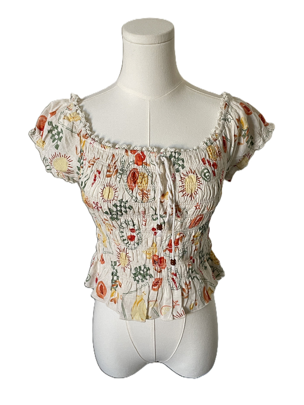 Costal Ruched Crop top