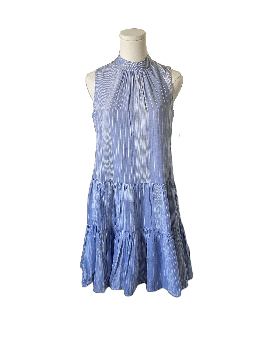 High neck mini dress 