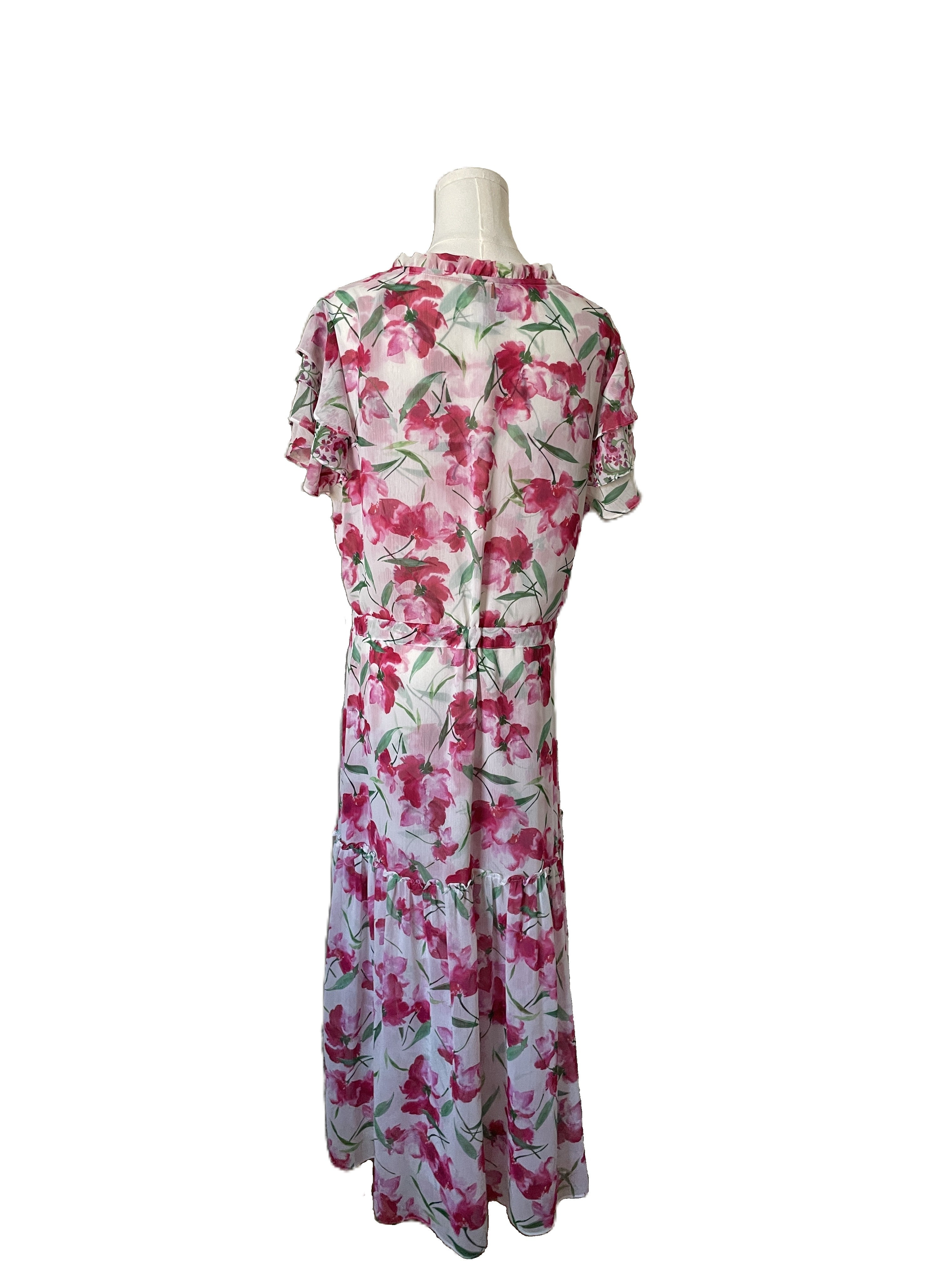 Misa Los Angeles Floral Midi Dress