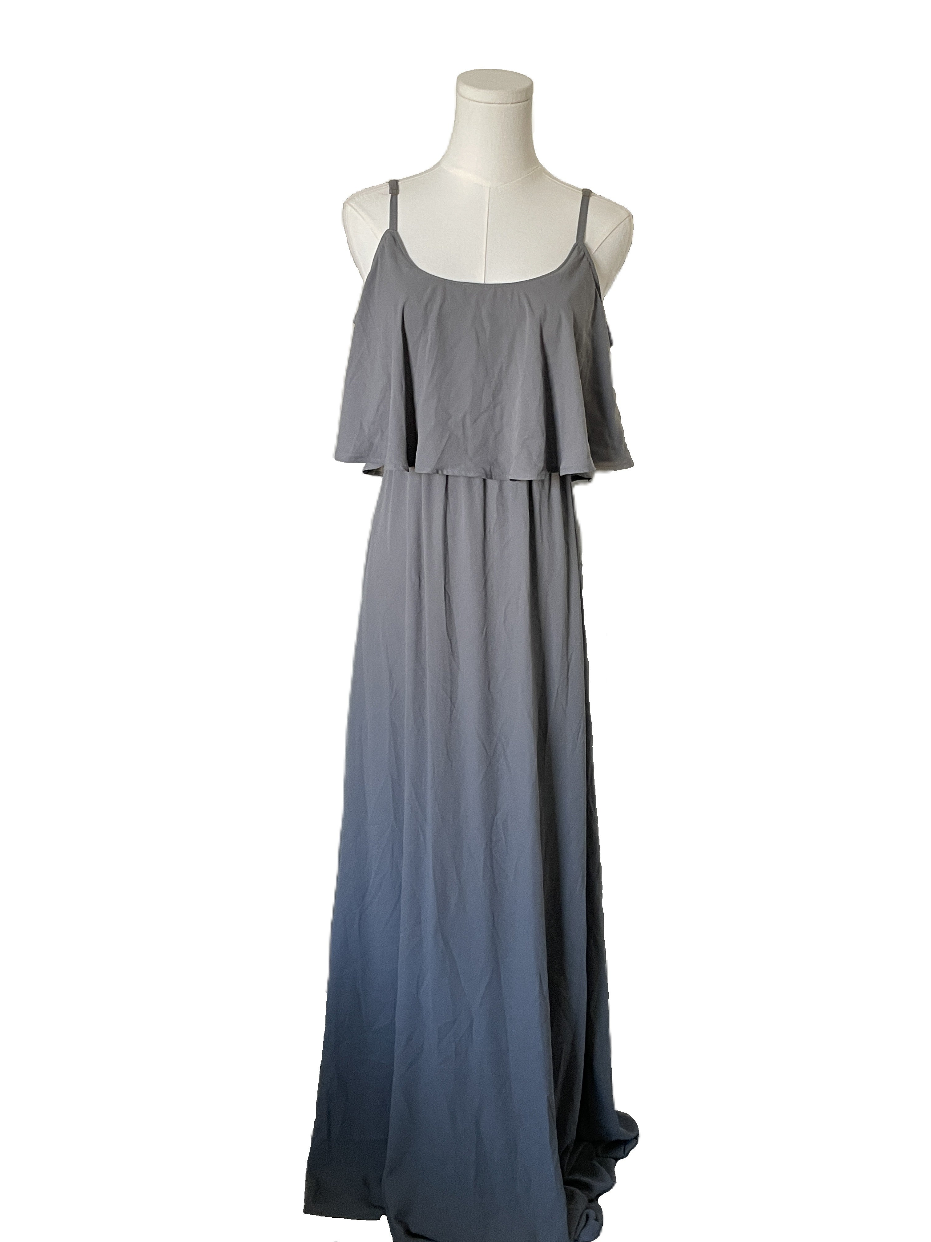 Grey Formal maxi Dress