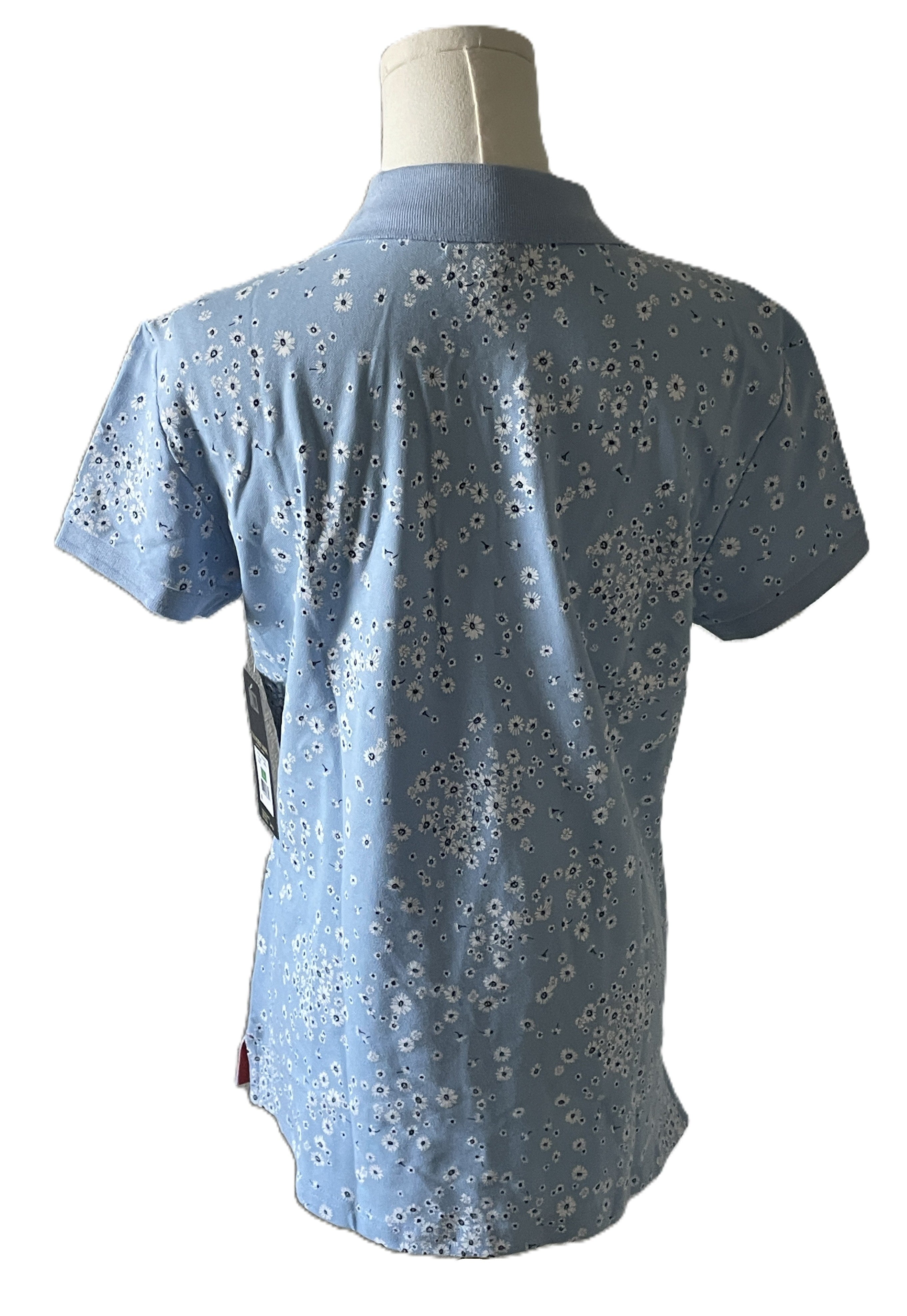 US Polo Assn. Blue floral polo