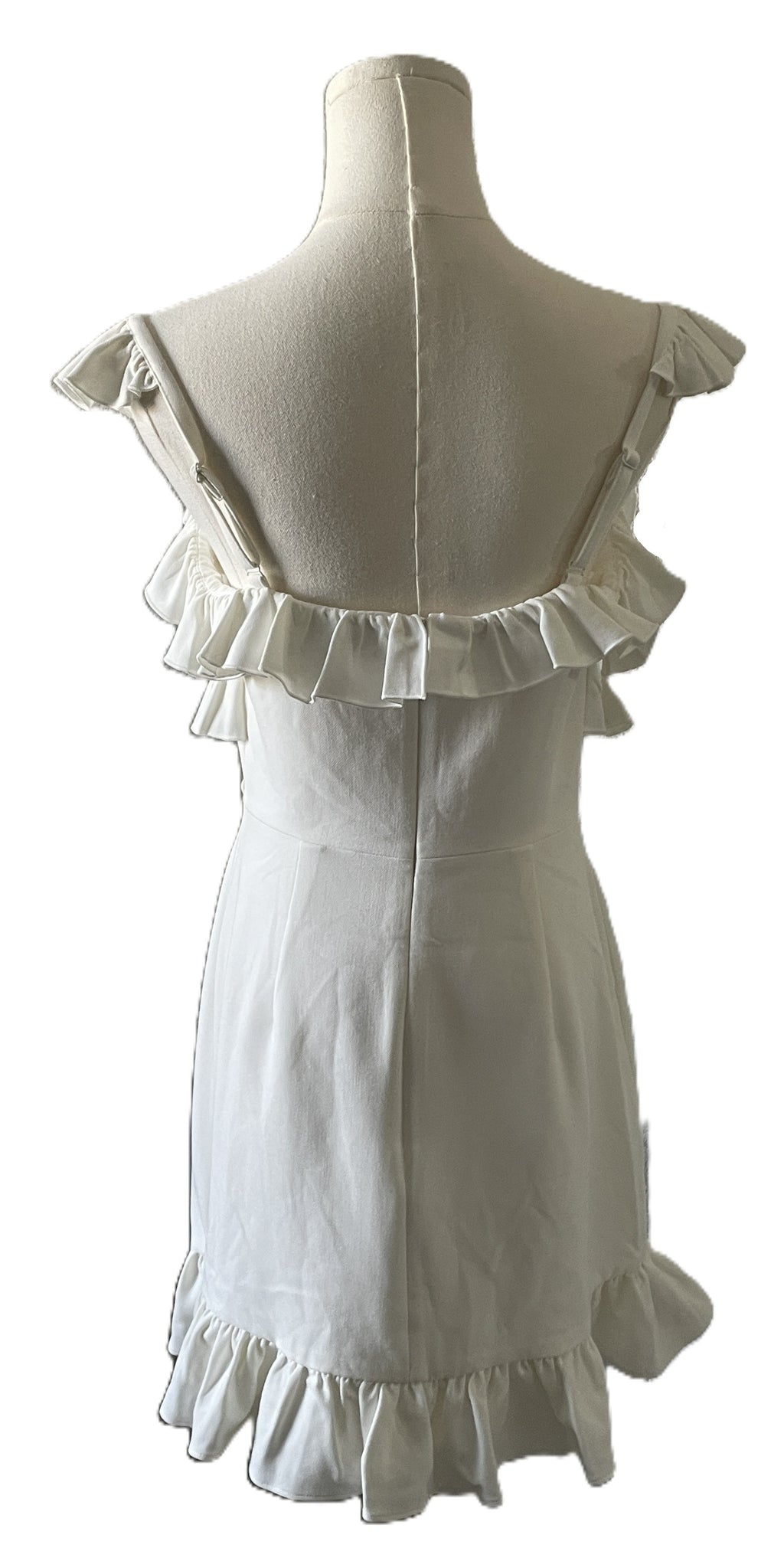 French Connection Whisper Frill Dress