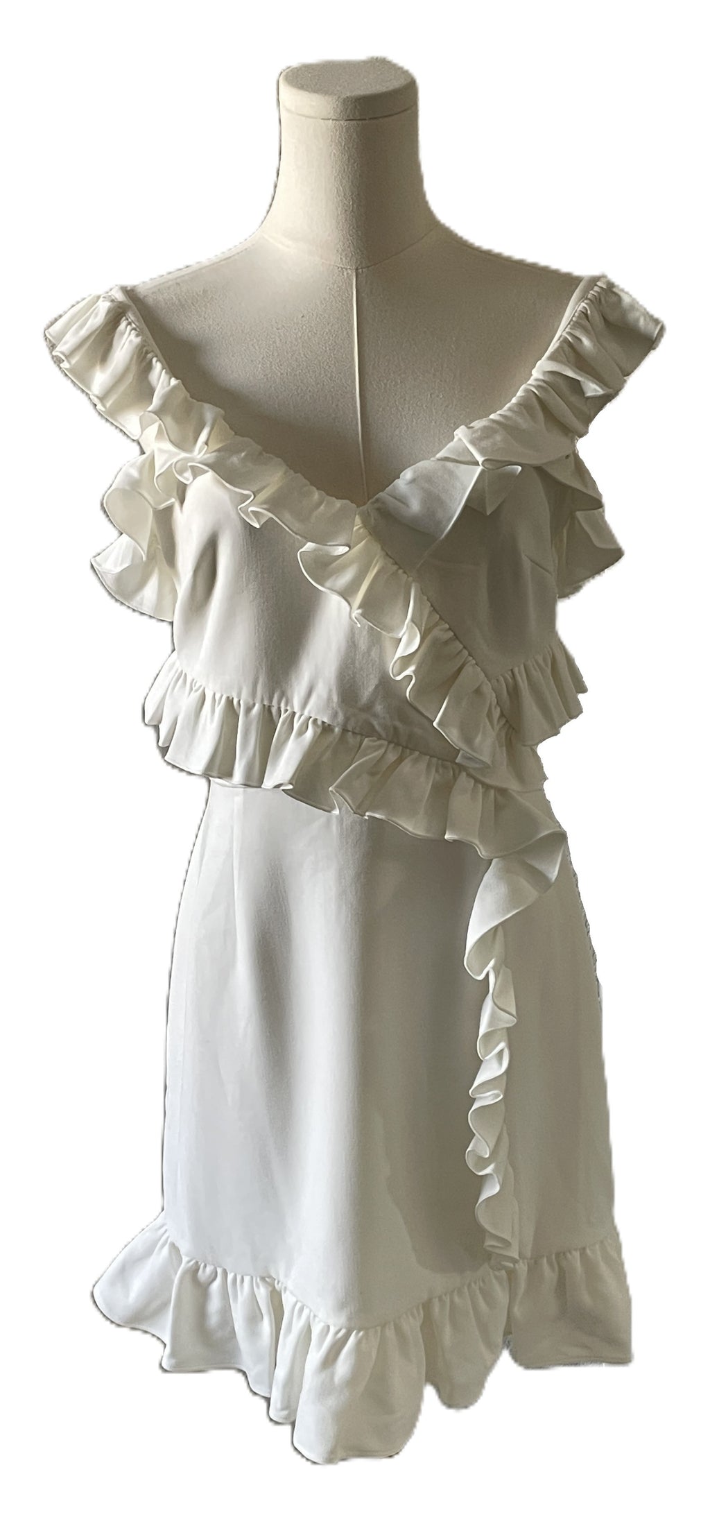 French Connection Whisper Frill Dress