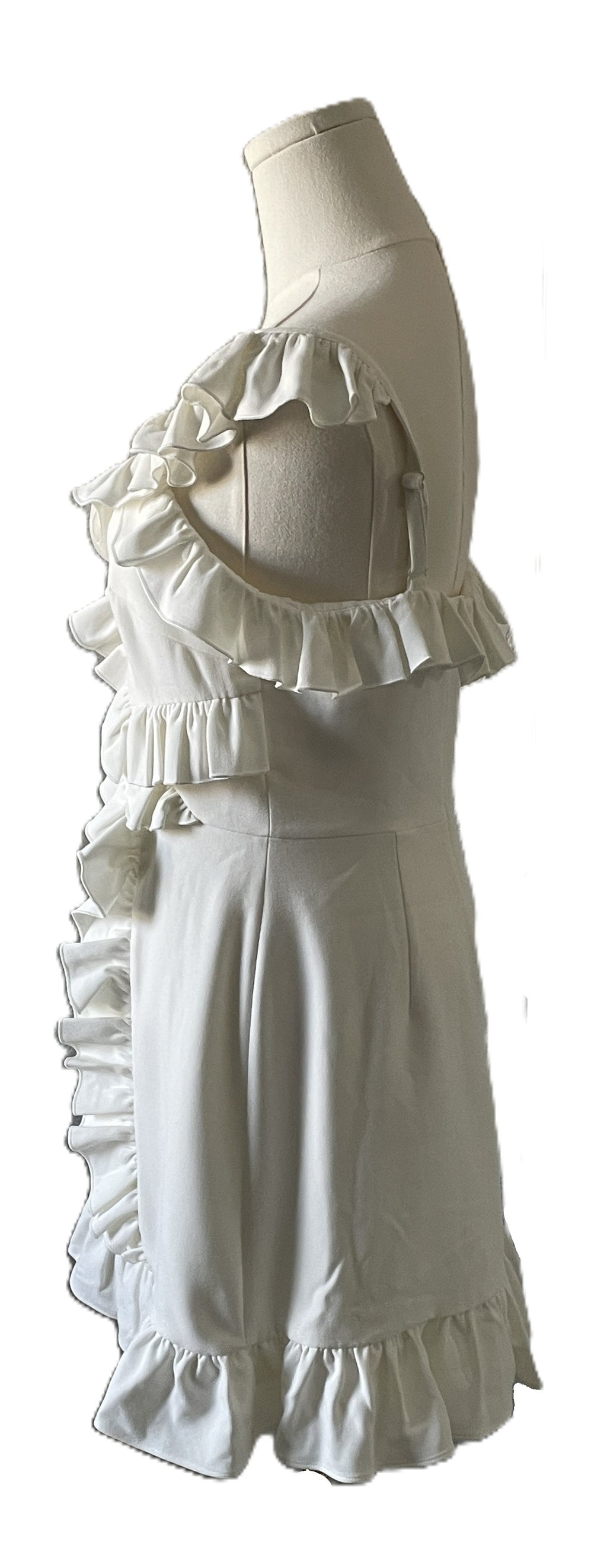 French Connection Whisper Frill Dress