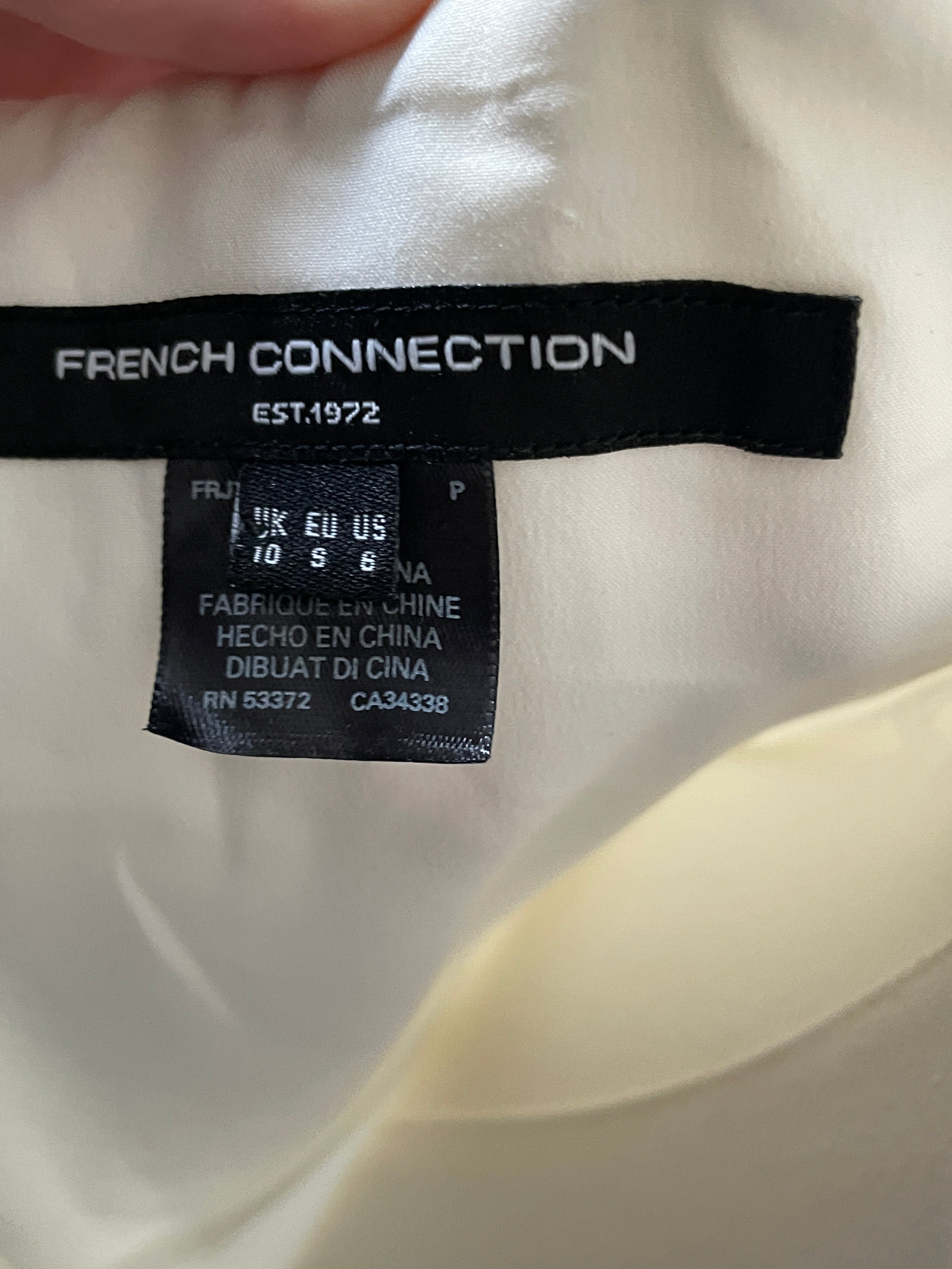French Connection Whisper Frill Dress