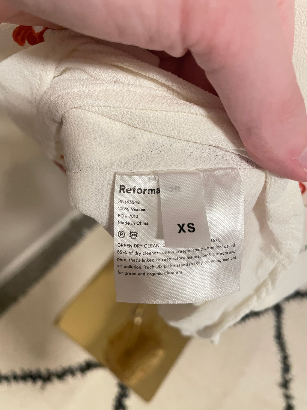 Reformation Lucky Magdalena dress