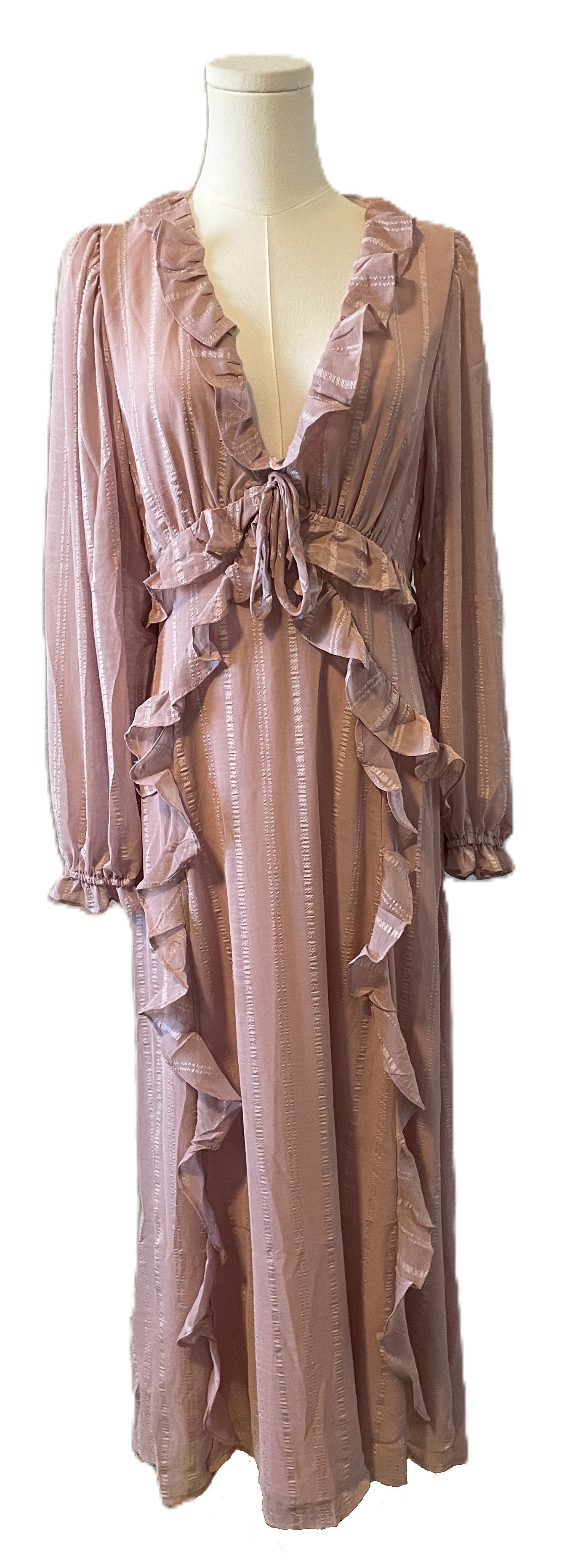 Storia Ruffle Midi Dress