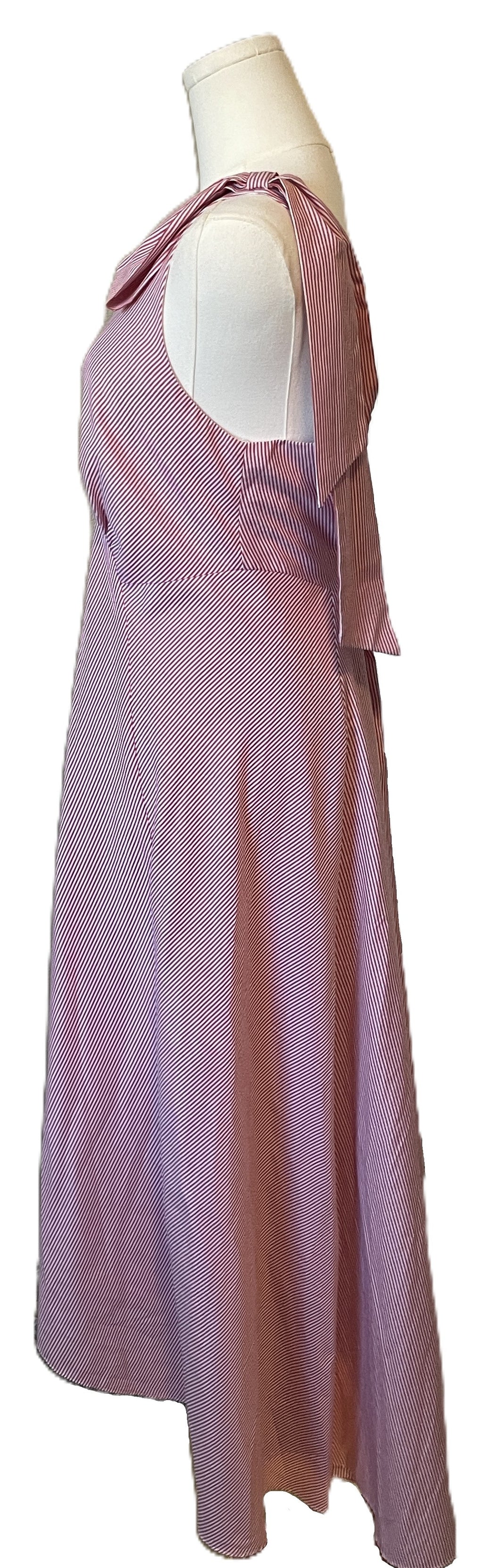 Nicole Miller New York Bow Detailed Hi-Lo Dresss