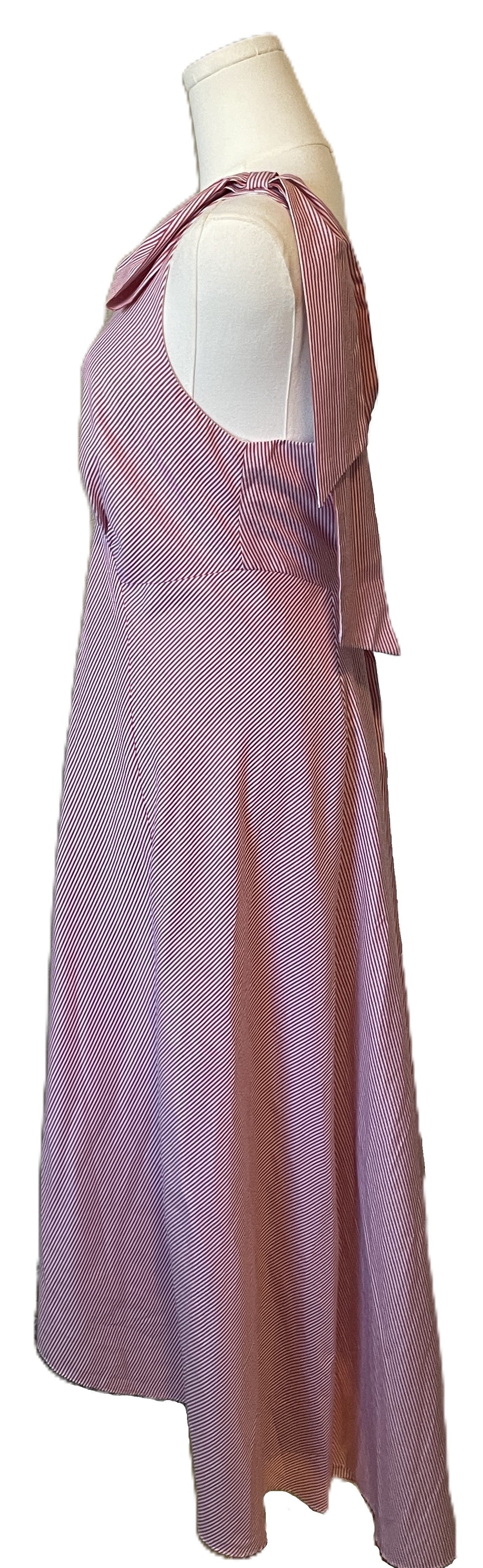 Nicole Miller New York Bow Detailed Hi-Lo Dresss