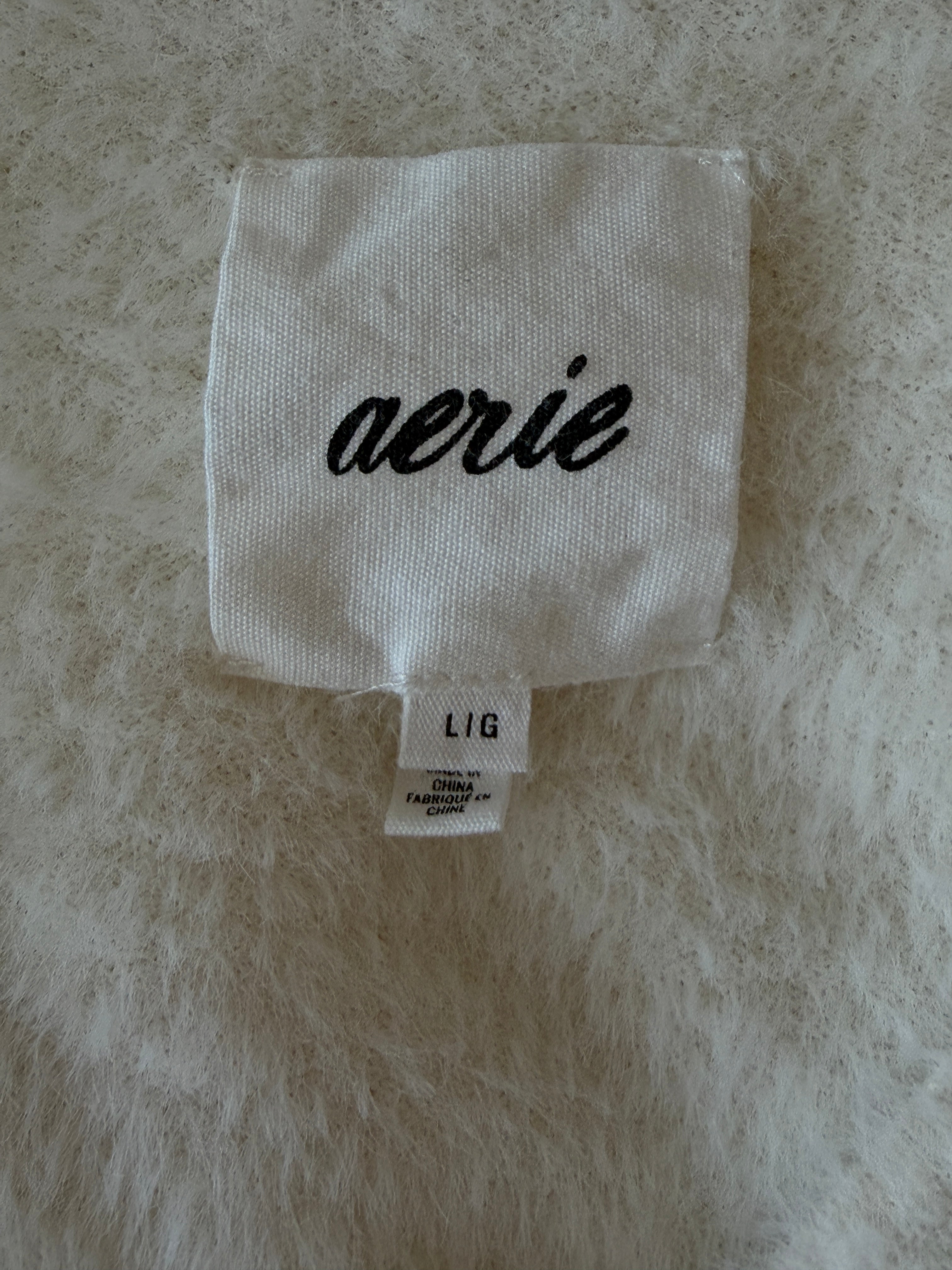 Aerie Fuzzy Cardigan