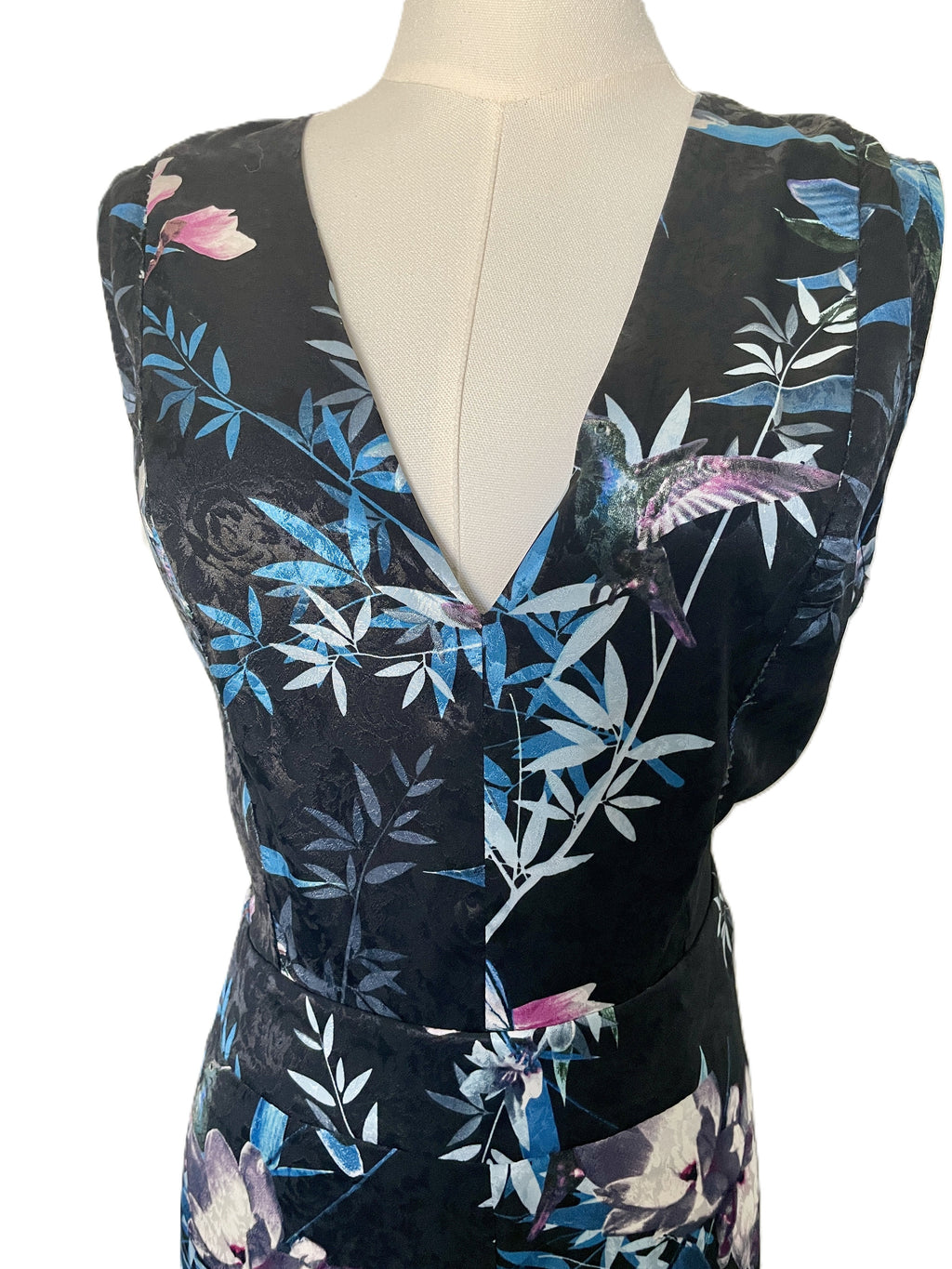 Lipsy London Tropical Paradise Satin Jumpsuit