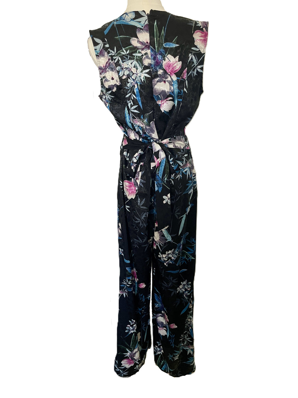 Lipsy London Tropical Paradise Satin Jumpsuit