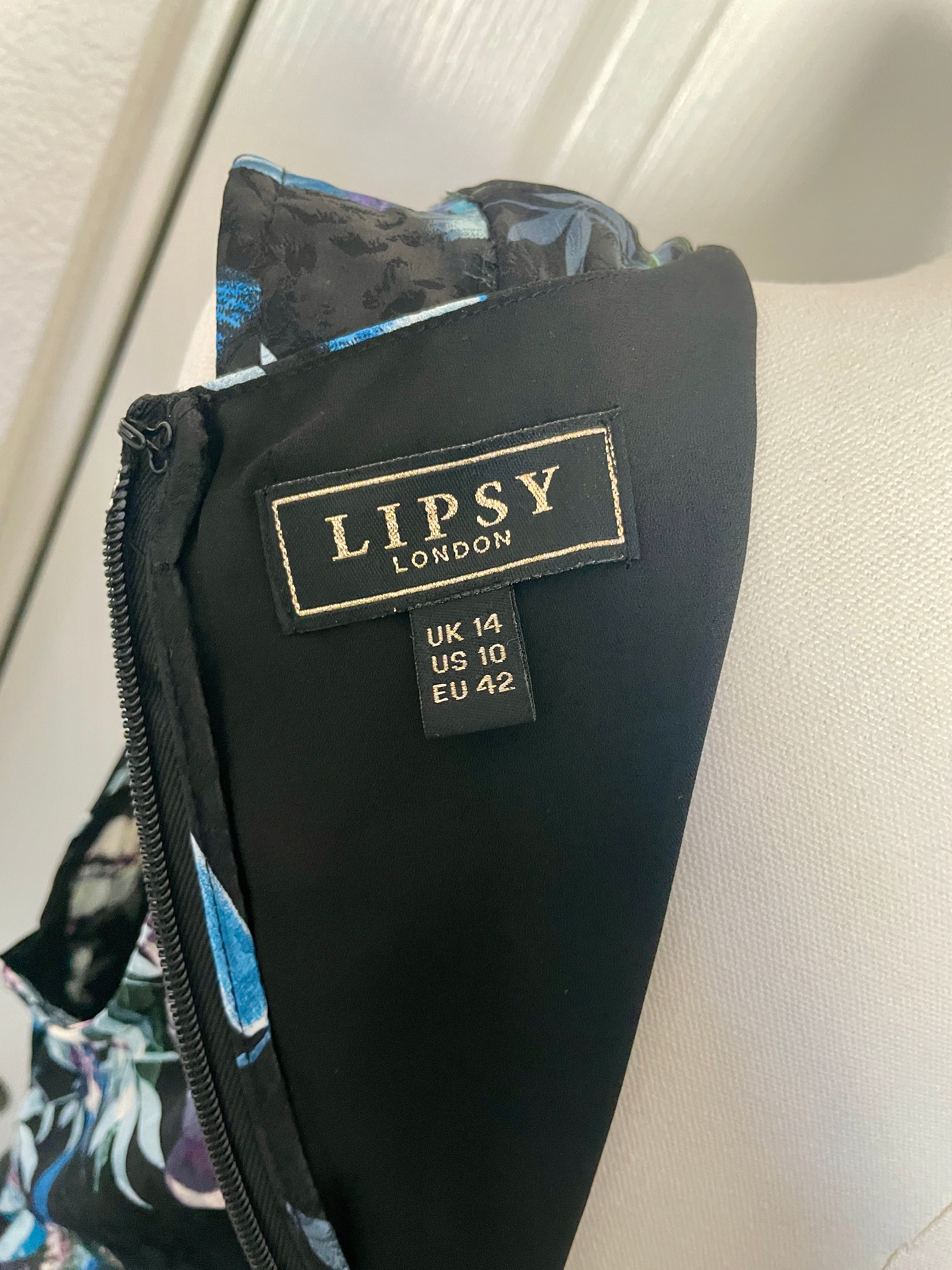 Lipsy London Tropical Paradise Satin Jumpsuit