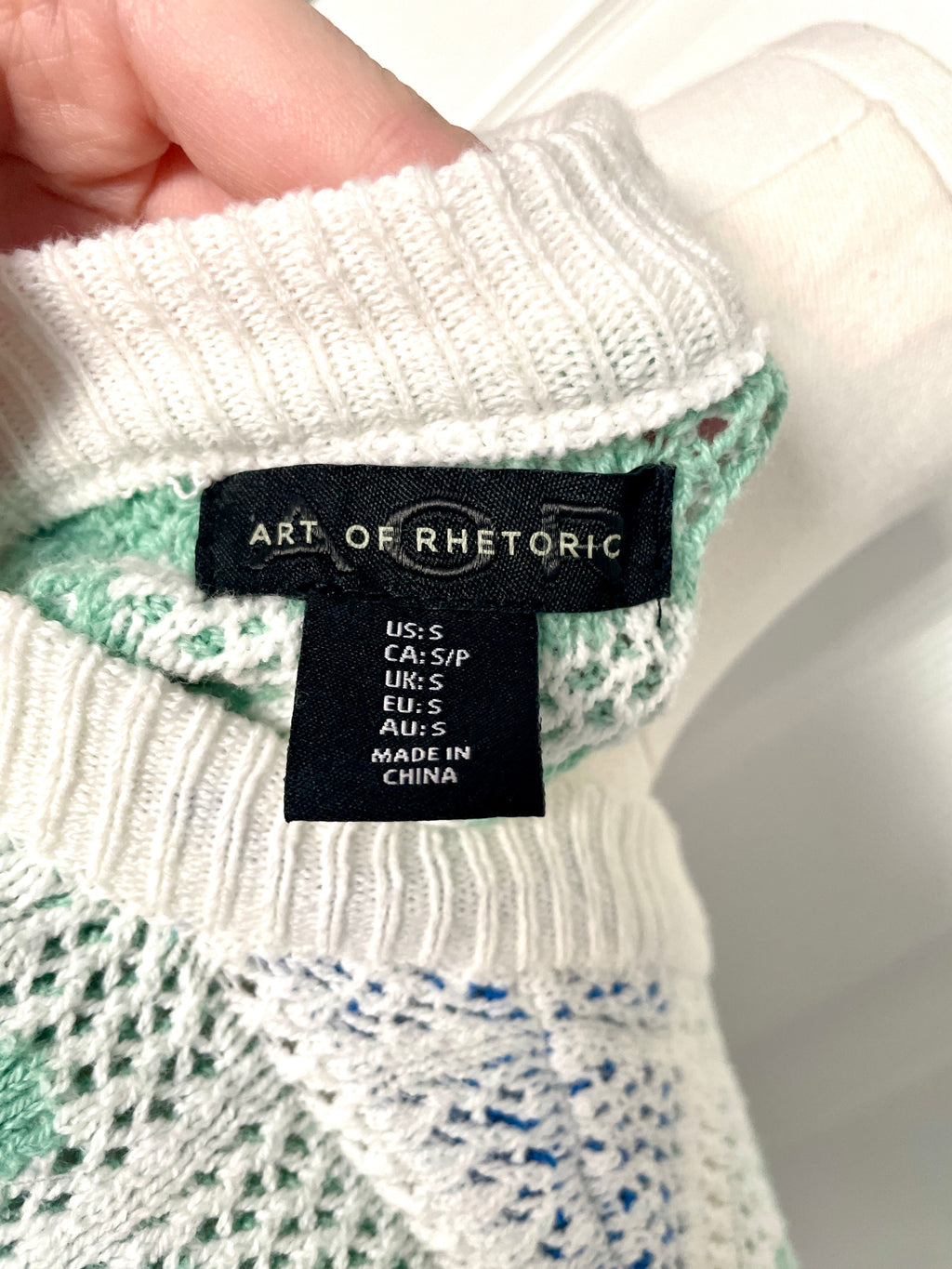 Art Of Rhetoric Floral sweater